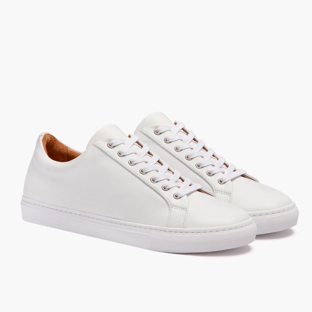 Thursday Premier Low Tops Leather Men\'s Sneakers White | AU373RVD