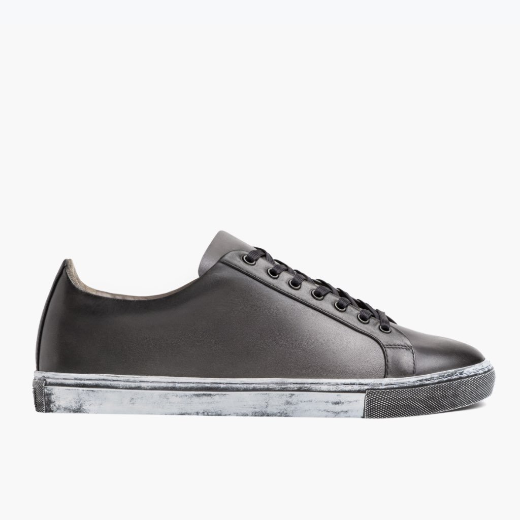 Thursday Premier Low Tops Leather Men's Sneakers Grey | AU376QMA