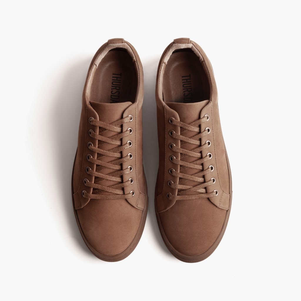 Thursday Premier Low Tops Nubuck Men's Sneakers Brown | AU36EBC