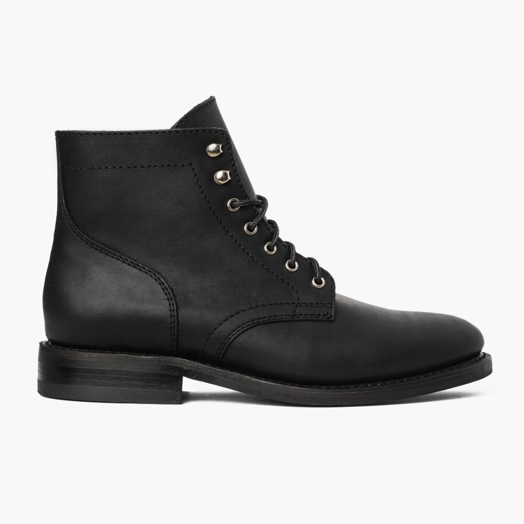 Thursday President Leather Rugged & Resilient Men's Boots Black | AU390DFM10