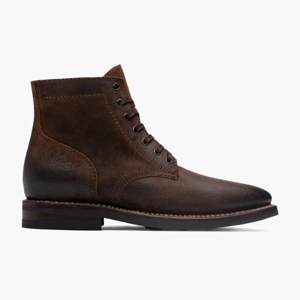 Thursday President Suede Men's Lace Up Boots Coffee | AU399RVD