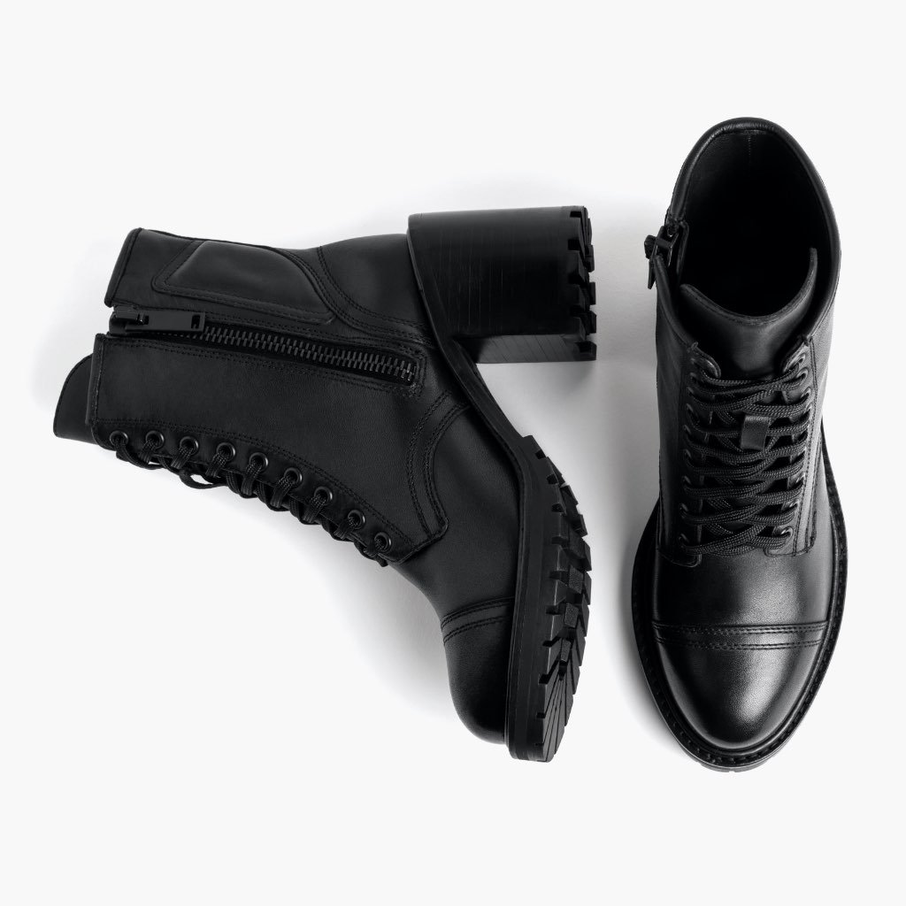 Thursday Rebel Leather Women's Boots Black | AU131AUL