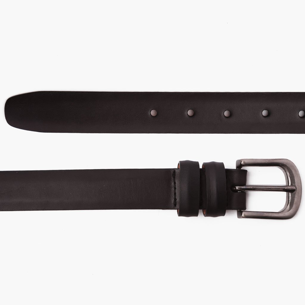 Thursday Refined Leather Men's Belts Black | AU286DFM