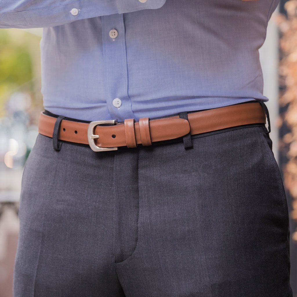 Thursday Refined Leather Men's Belts Brown | AU289PJJ