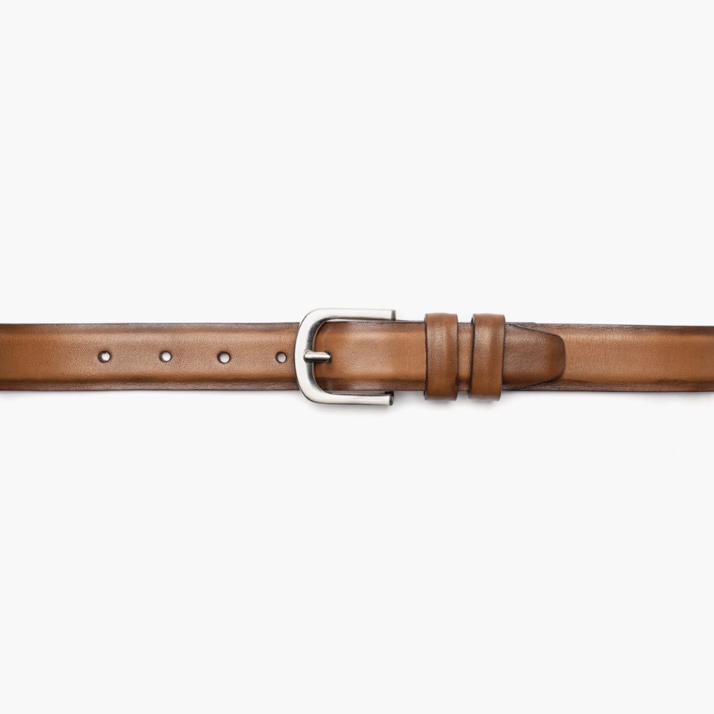 Thursday Refined Leather Men's Belts Coffee | AU287AUL