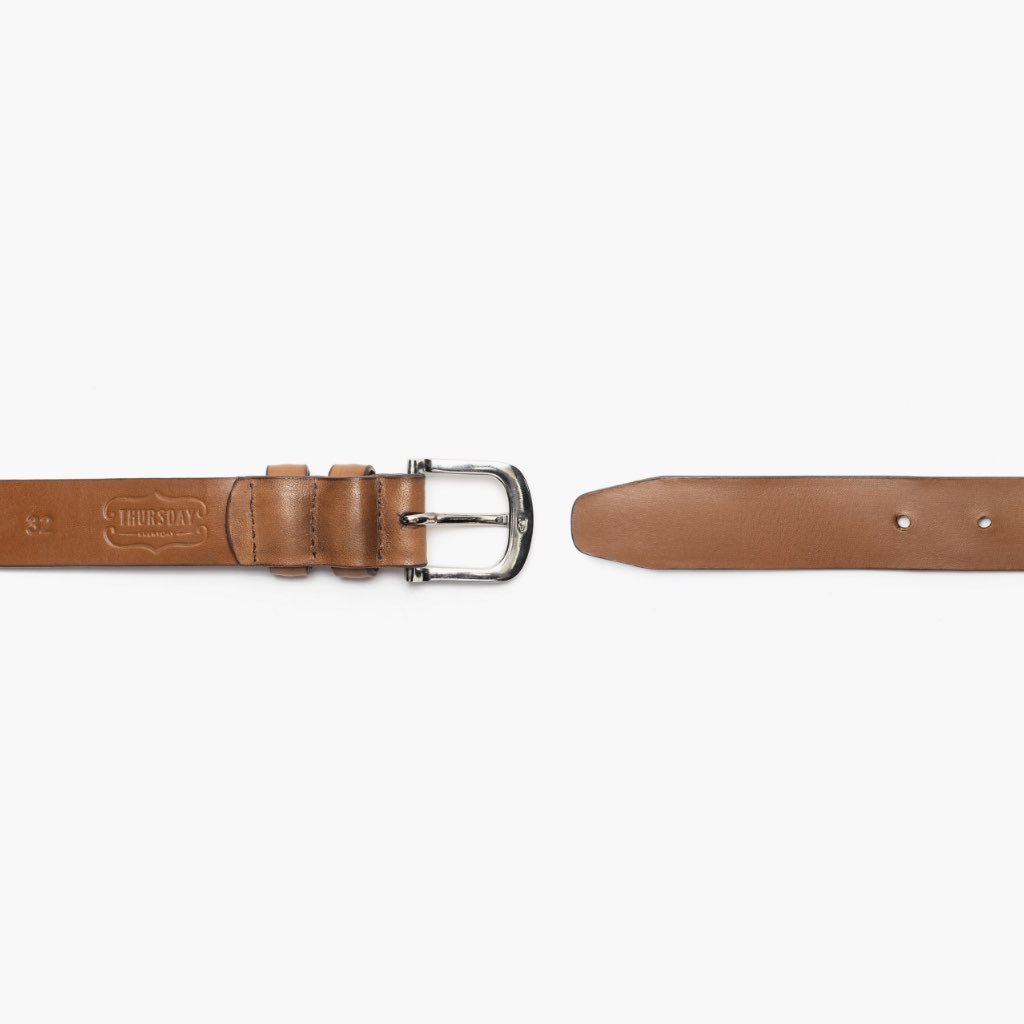 Thursday Refined Leather Men's Belts Coffee | AU287AUL