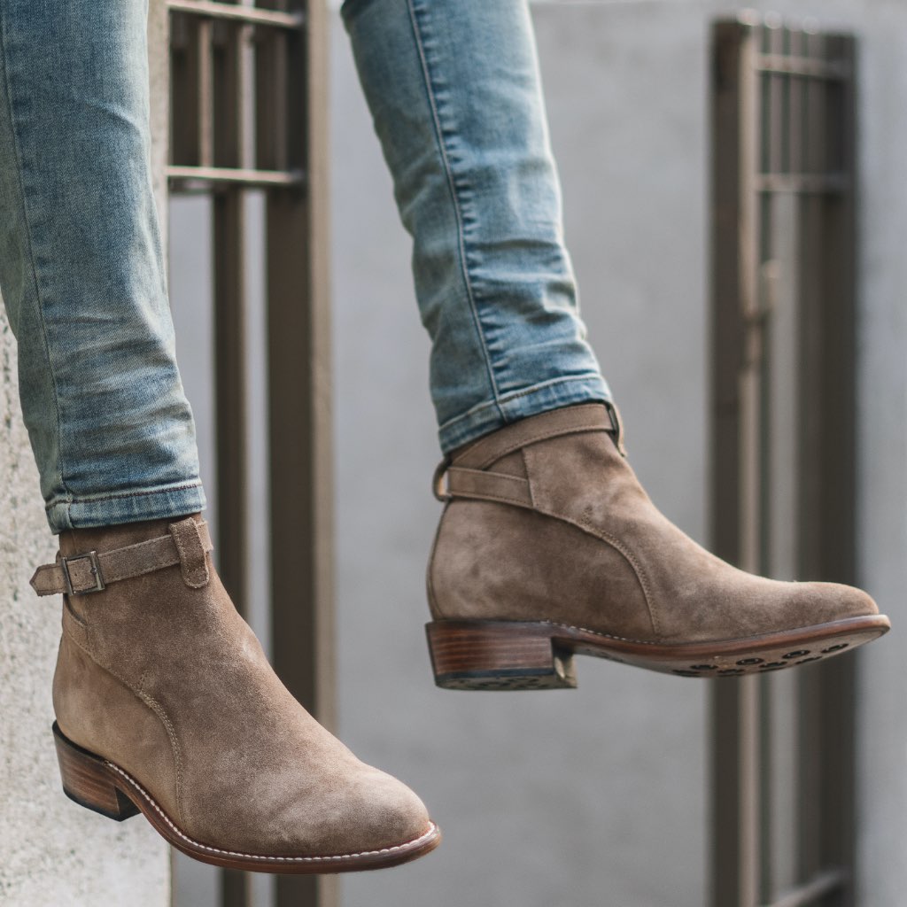 Thursday Rogue Suede Men's Chelsea Boots Brown | AU80AHK