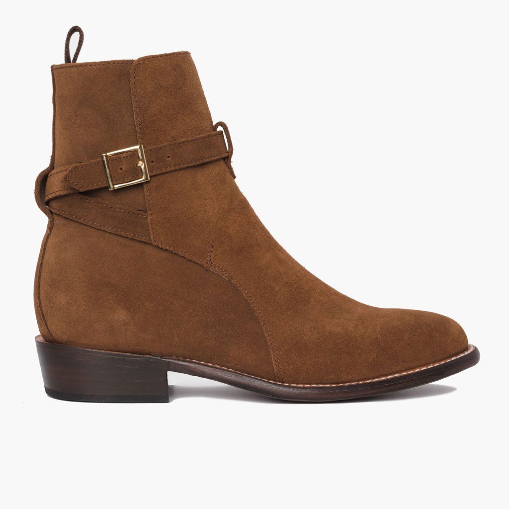 Thursday Rogue Suede Rugged & Resilient Men's Chelsea Boots Coffee | AU7YXF