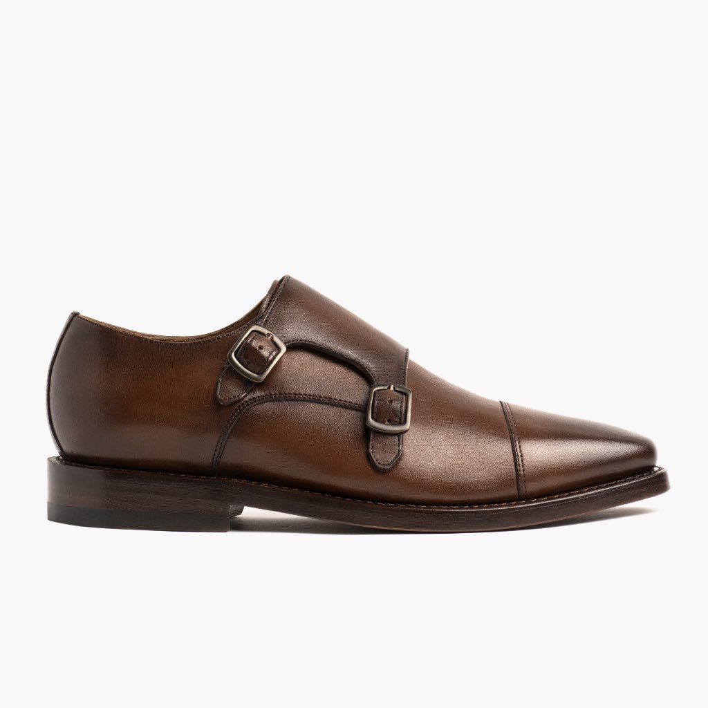 Thursday Saint Leather Men's Dress Shoes Coffee | AU343ILH