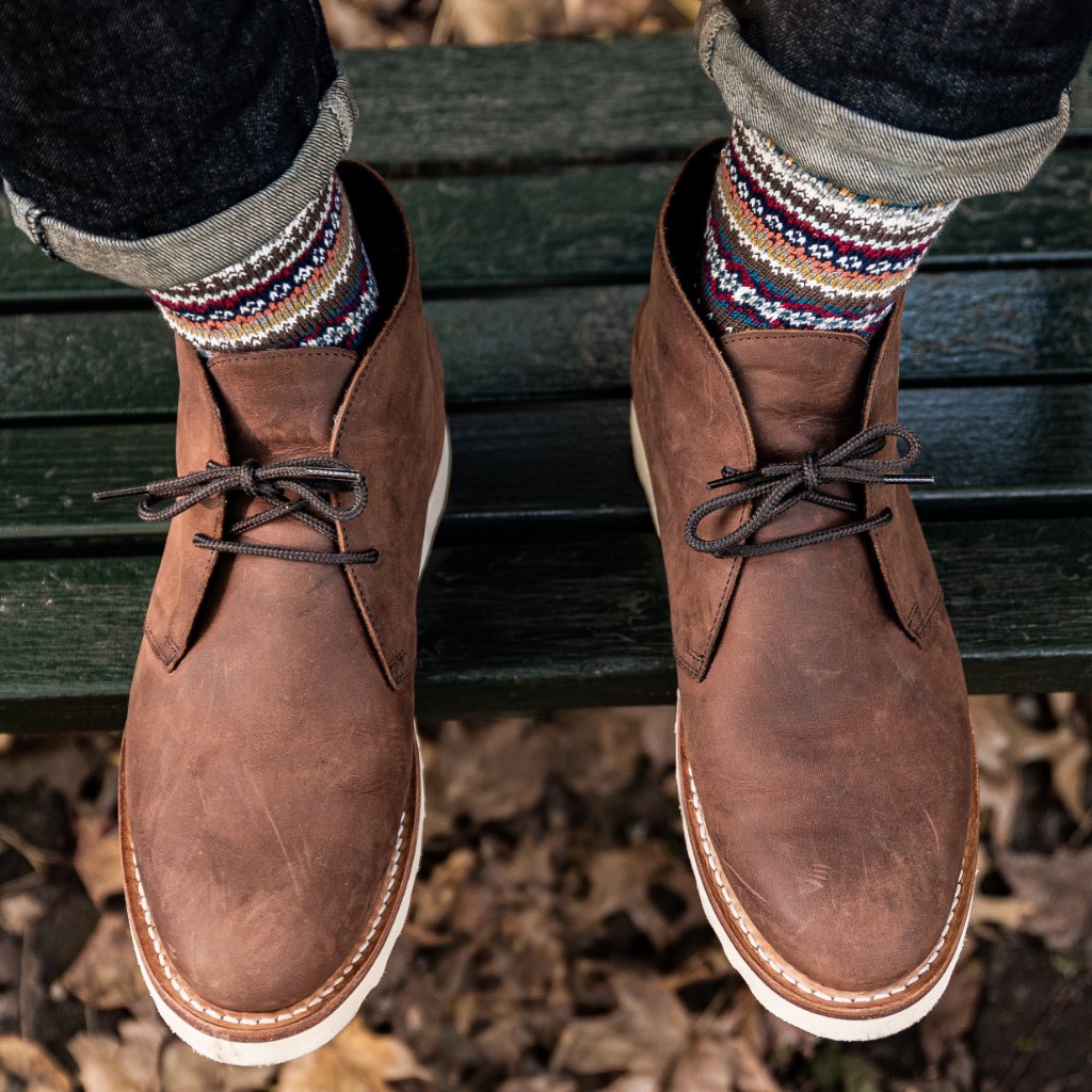 Thursday Scout Leather Men's Chukka Boots Brown | AU69CTV