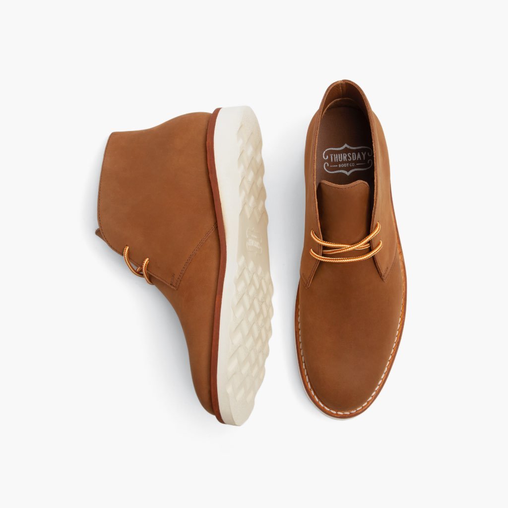 Thursday Scout Nubuck Men's Chukka Boots Brown | AU65MQZ