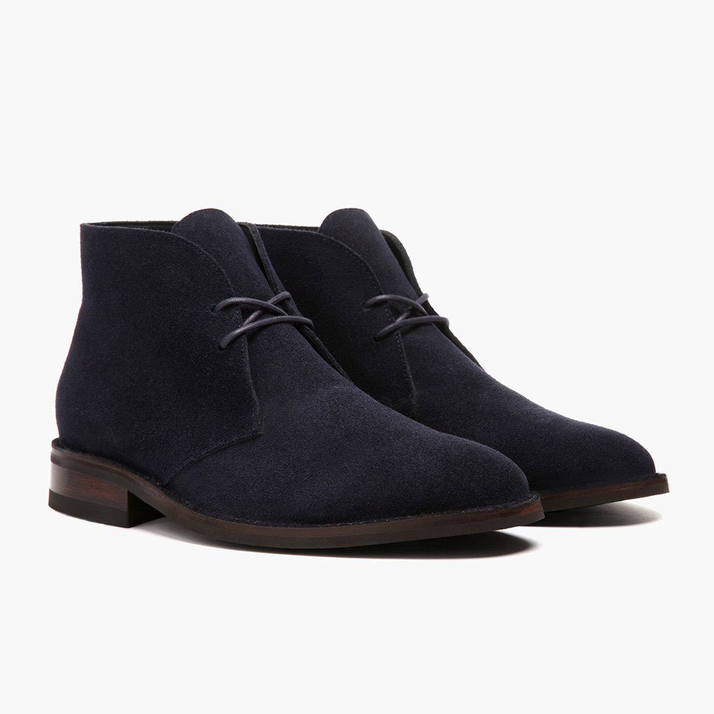 Thursday Scout Suede Men\'s Chukka Boots Blue | AU60TCE