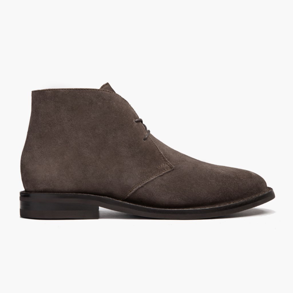 Thursday Scout Suede Men's Chukka Boots Grey | AU64QMA