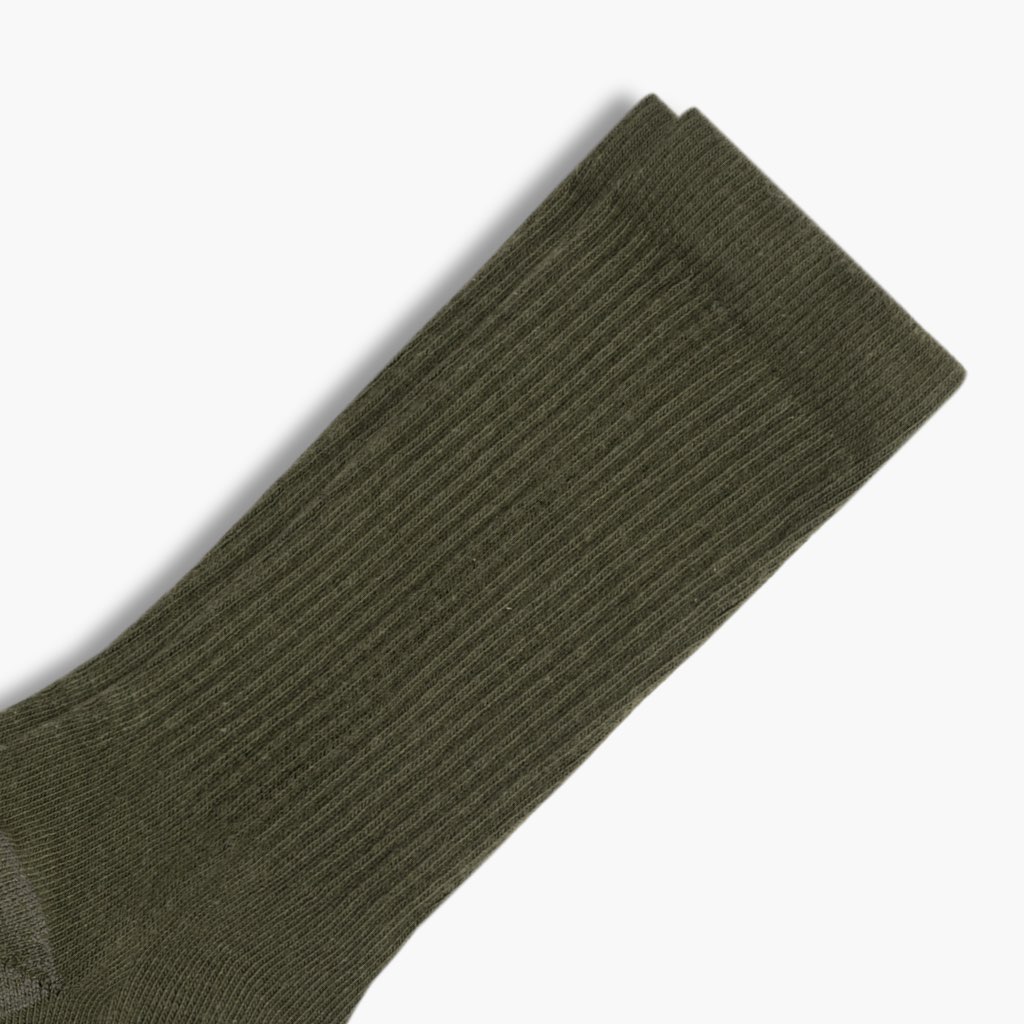 Thursday Sodello Classic Crew Cotton Men's Socks Olive | AU266UZG