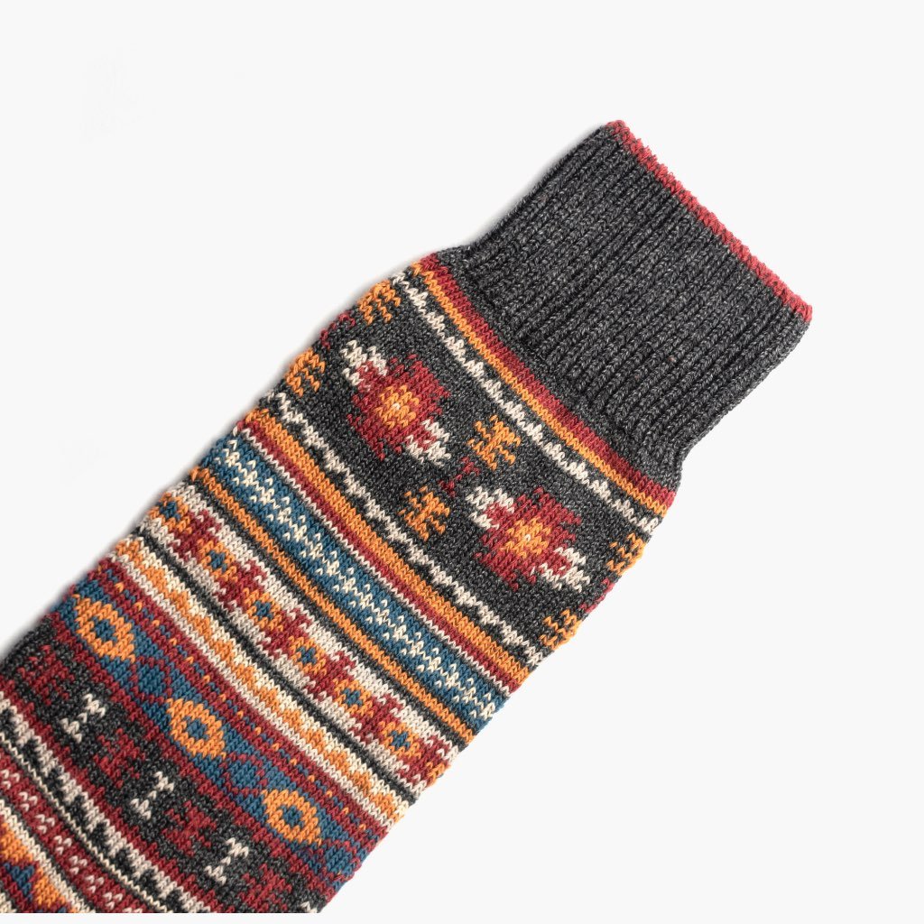 Thursday Sodello Southern Sun Cotton Fumes Men's Socks Orange / Multicolor | AU249BEX