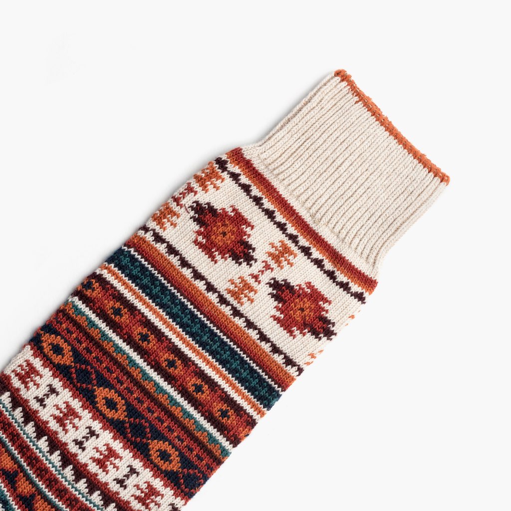 Thursday Sodello Southern Sun Cotton Pepo Men's Socks Orange / Multicolor | AU247MQZ