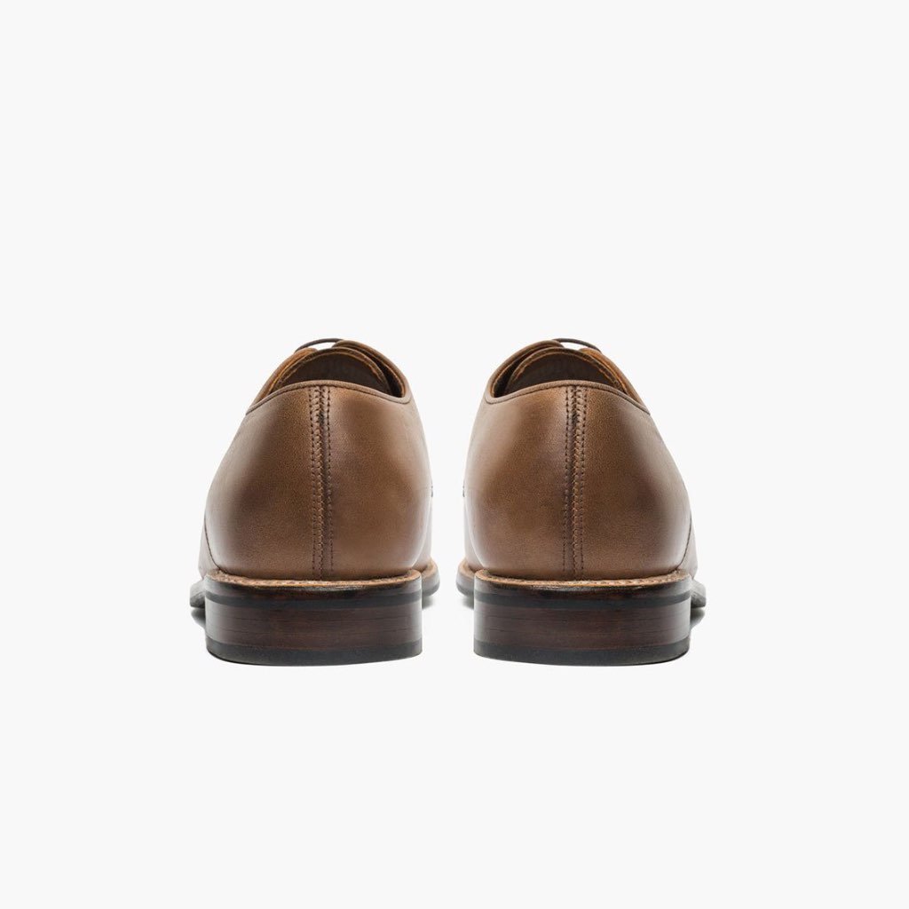 Thursday Statesman Leather Men's Dress Shoes Brown | AU33YXF