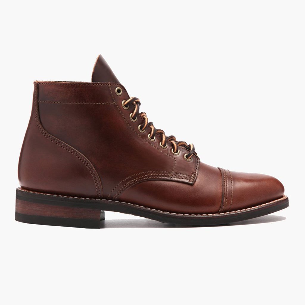 Thursday Vanguard Leather Men's Lace Up Boots Burgundy | AU390DFM58