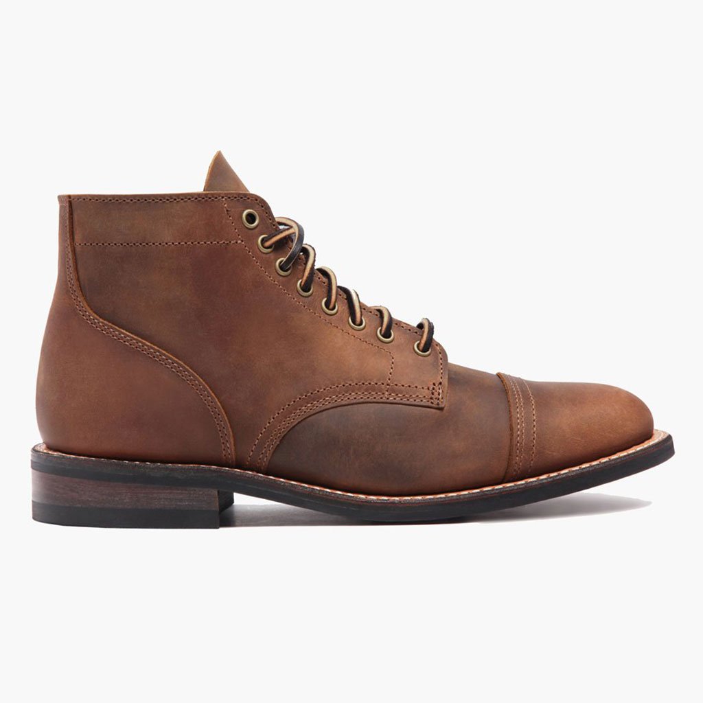 Thursday Vanguard Leather Men's Lace Up Boots Coffee | AU390DFM60