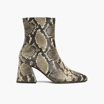 Thursday Boots Heartbreaker Leather Women's High Heels Snake | AU204JPQ