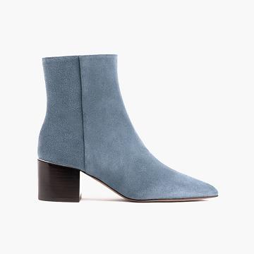 Thursday Boots Luna Suede Women's High Heels Blue | AU193WNB