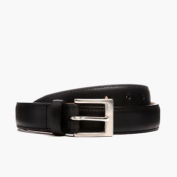 Thursday Classic Leather Rugged Men's Belts Black | AU303CTV