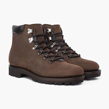 Thursday Commander Leather Men's Boots Brown | AU390DFM38