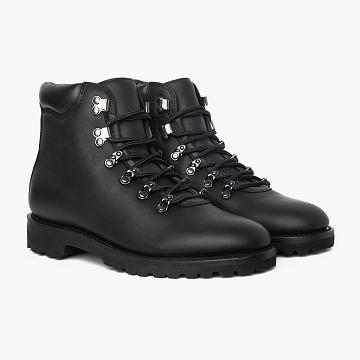 Thursday Commander Leather Rugged & Resilient Men's Boots Black | AU390DFM36