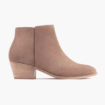 Thursday Downtown Suede Women's Booties Rose / Brown | AU165RVD