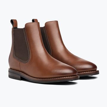 Thursday Duke Leather Men's Boots Brown | AU390DFM30