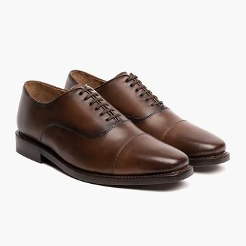 Thursday Executive Leather Rugged & Resilient Men's Dress Shoes Coffee | AU349WNB