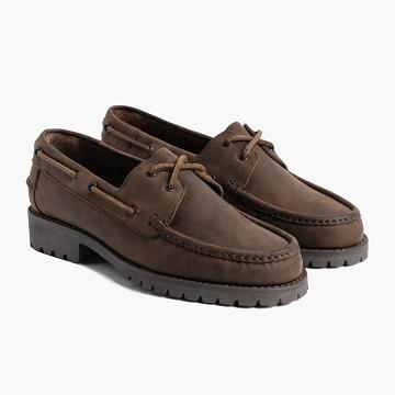 Thursday Handsewn Leather Men's Loafers Coffee | AU337FDN