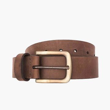 Thursday Heritage Leather Rugged & Resilient Men's Belts Brown | AU28AHK