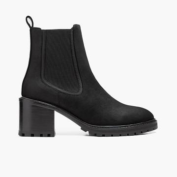 Thursday Knockout Leather Women's Boots Black | AU145BEX