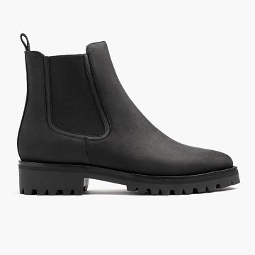 Thursday Legend Leather Women's Chelsea Boots Black | AU209AUL