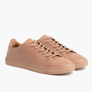 Thursday Premier Low Tops Leather Classic Men's Sneakers Orange | AU369ILH