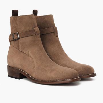 Thursday Rogue Suede Men's Chelsea Boots Brown | AU80AHK