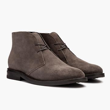 Thursday Scout Suede Men's Chukka Boots Grey | AU64QMA