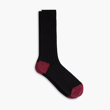 Thursday Sodello Legacy Cotton Men's Socks Black | AU263PJJ