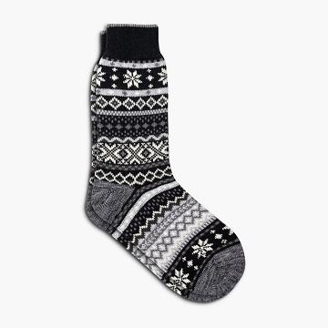 Thursday Sodello Norwegian Cotton Multicolor Women's Socks Black | AU104DFM