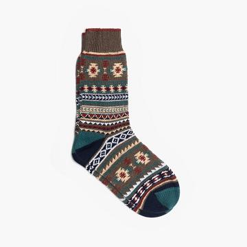 Thursday Sodello Southern Sun Cotton Multicolor Women's Socks Green / Multicolor | AU100JPQ