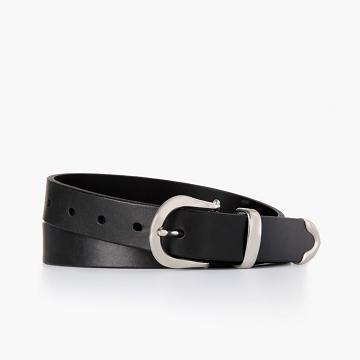 Thursday Western Leather Women's Belts Black | AU125KOR